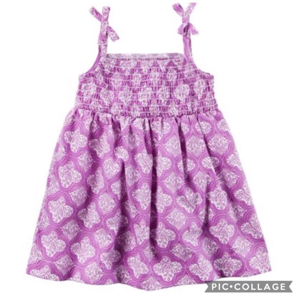 Carter’s Purple Geo Print Dress
